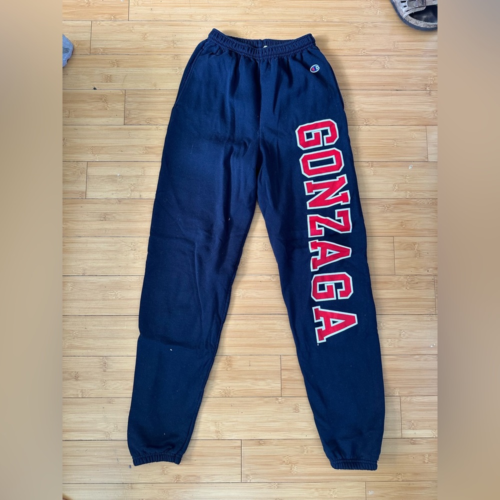 Champion Black and Red Joggers Athletic Style